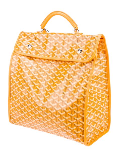 goyard backpack yellow|yellow goyardine handbags.